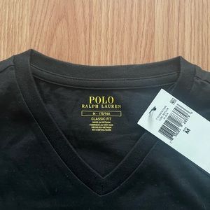 Mens Black Polo T Shirt